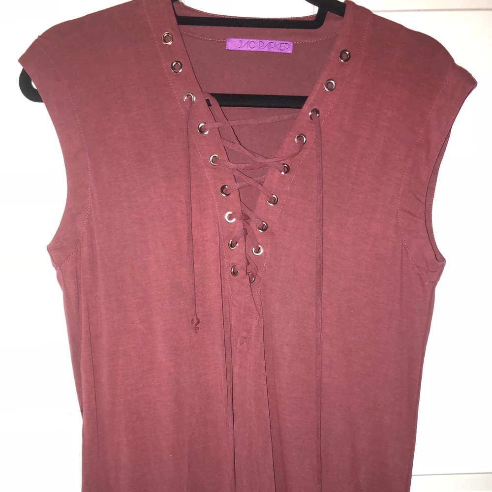Criss-Cross Sleeveless Top